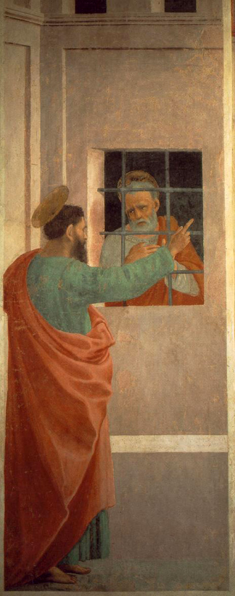 saint paul visits saint peter in prison